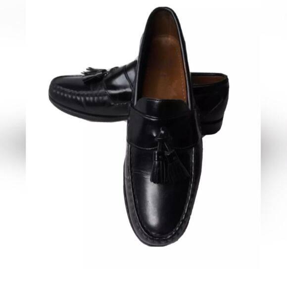 Allen Edmonds Stowe Tassel Loafers Size 8.5 C  Black Leather Shoes main image 6